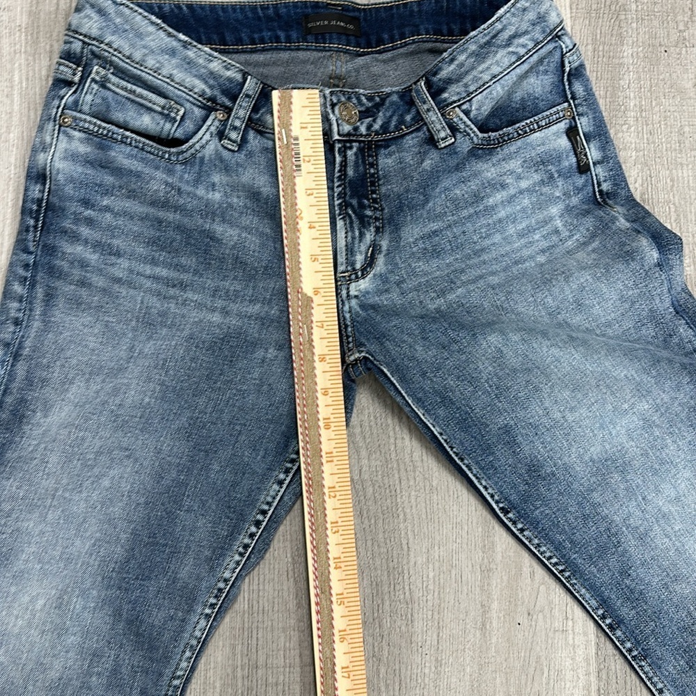 SILVER JEANS Suki Capri Jeans Size 29 - Picture 7 of 9